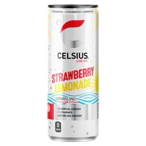 Celsius Strawberry Lemonade Energidryck 