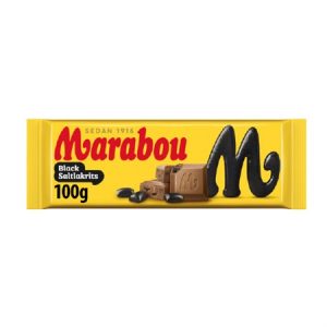 Marabou Chokladkaka  Black Saltlakrits 90g