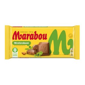 Marabou Chokladkaka  Mintkrokant 160g