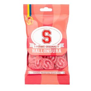 S-märke Hallonsura, 80 G 