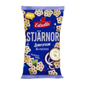 Stjärnor Sourcream & Onion,  85g