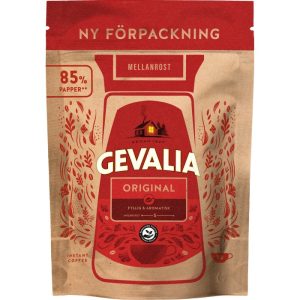 Original Mellanrost Snabbkaffe Refill Gevalia, 200g