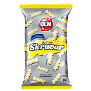 Skruvar Saltade Olw, 100g
