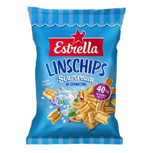 Linschips Sourcream/onion Estrella, 90 G