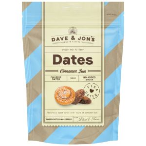  Dave & Jon's Dadlar Kanelbulle 125g
