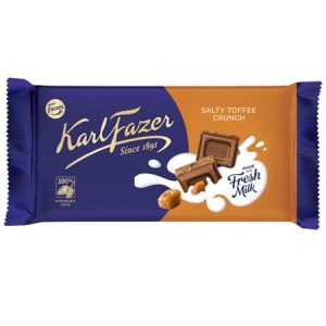 Karl Fazer Chokladkak Salty Toffee Crunch 145g