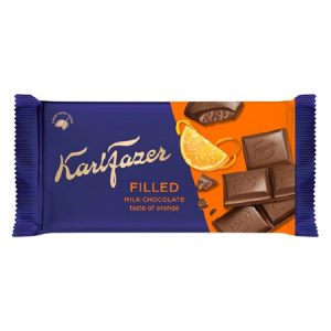 Karl Fazer Chocolate Filled Orange Milk Chocolate 121g