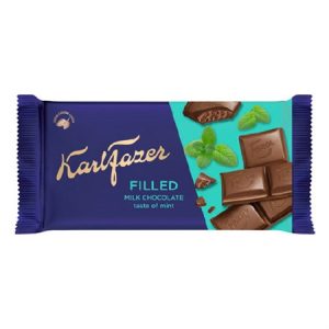Karl Fazer Chocolate Filled Mint Milk Chocolate 121g
