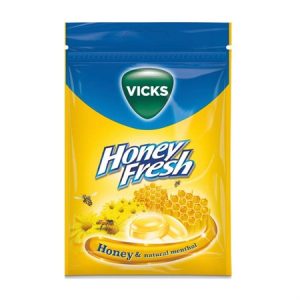 Honey Fresh Halstablett Vicks, 72g