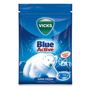 Classic Blue Halstablett Vicks, 72g