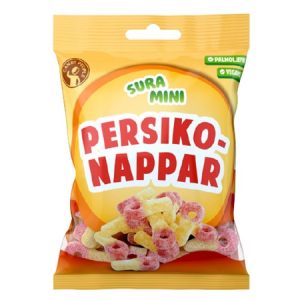 Sura Mini Persikonappar 70 G