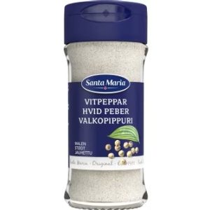 Santa Maria Vitpeppar Malen 35g