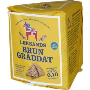 Brungräddat Knäckebröd Leksands, 200g