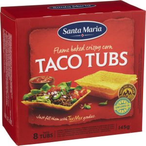 Taco Tubs 8-pack , 145g