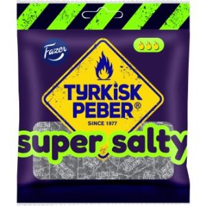 Tyrkisk Peber Super Salty Fazer 80g