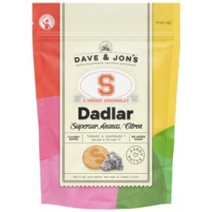 Dave & Jon's S-märke Supersur Ananas Citron Dadlar