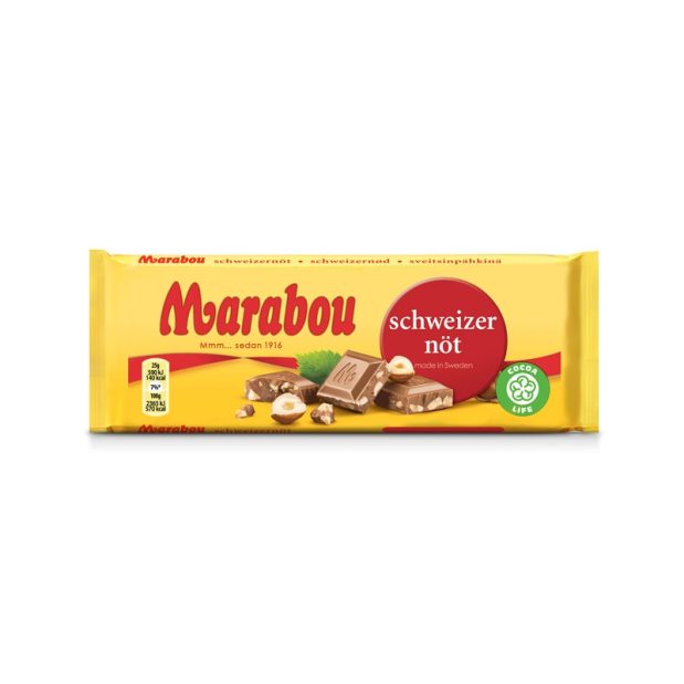 Marabou Chokladkaka  Schweizernöt 90g