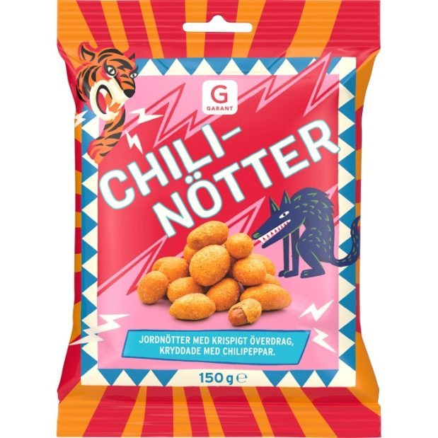 Chilinötter Garant, 150g