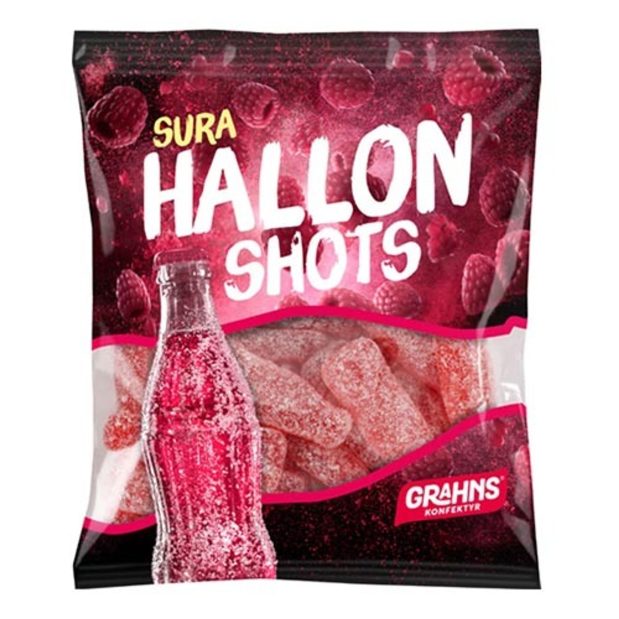 Hallonshots Grahns, 80g