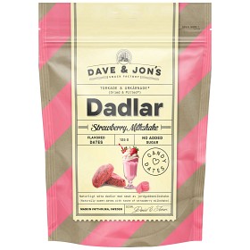 Dave & Jon's Strawberry Milkshake Dadlar 125g